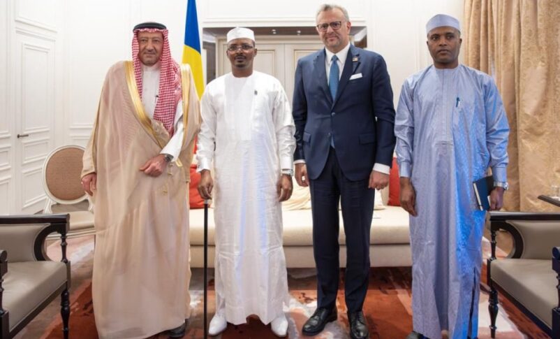 Saudi, US offcials meet with Chadian leader in Rome on October 16, 2025
