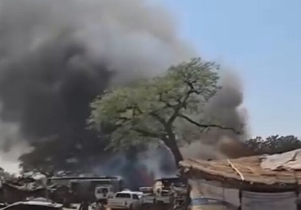 Sudanese army drone hits Saraf Omra in North Darfur on October 19, 2025
