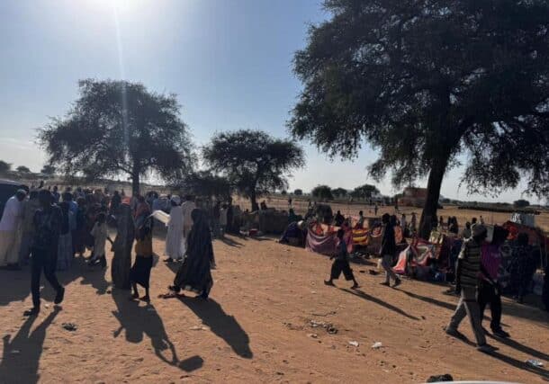 A group of displaced people fleeing El Fasher arrived in Tawila after a long ordeal.