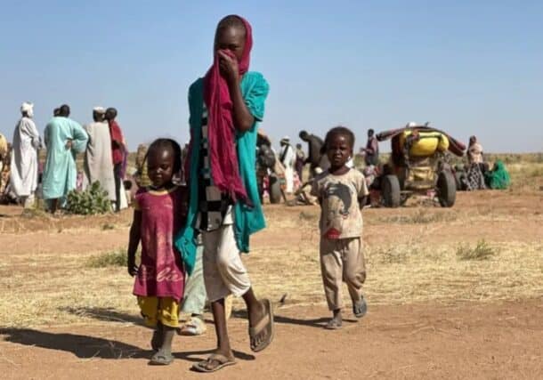 A woman displaced by RSF attacks on the Zamzam camp prepares food in Tawila, North Darfur, on April 16, 2025. Reuters photo