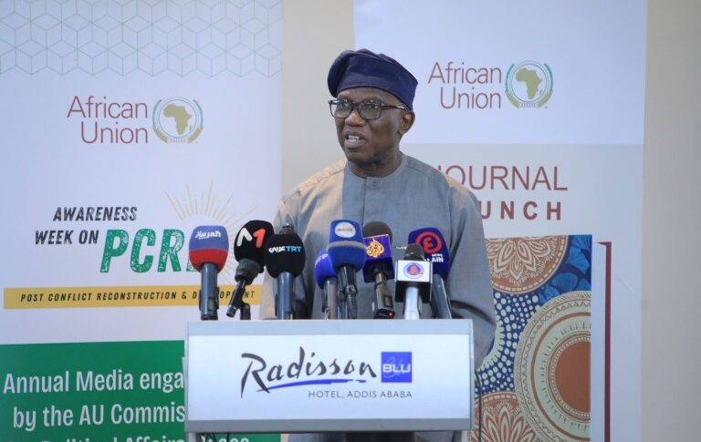 African Union Commissioner for Political Affairs, Peace and Security, Bankole Adeoye