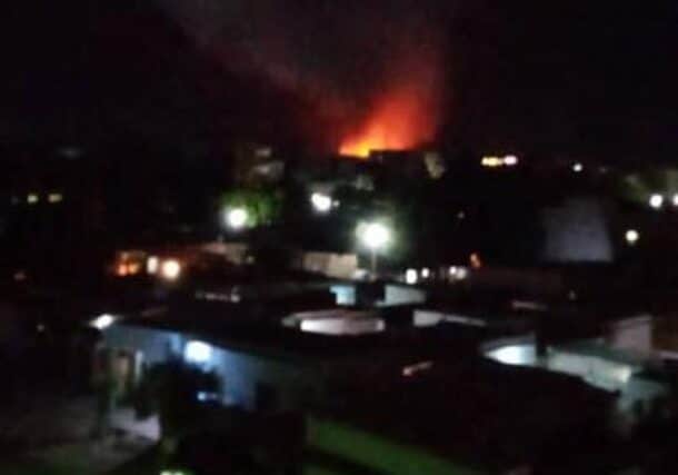 An ammunition depot exploded at a Joint Force headquarters in the new Souq Sita, on Nov 7, 2025