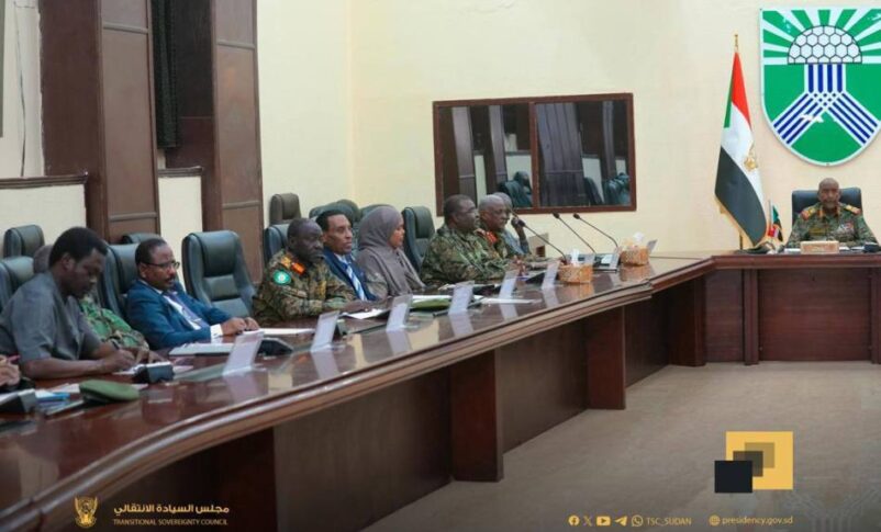 Burhan shares Security and Defence Council meeting on November 4, 2025