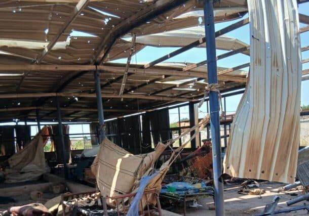 Kalba displacement centre after the drone attack on Oct 31, 2025 -1