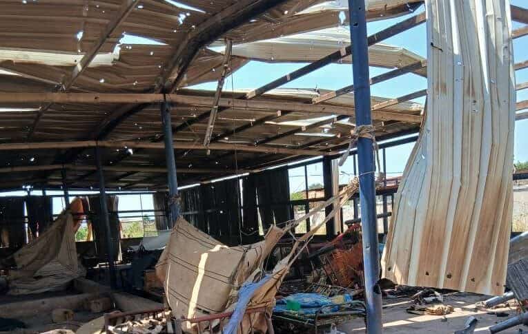 Kalba displacement centre after the drone attack on Oct 31, 2025 -1