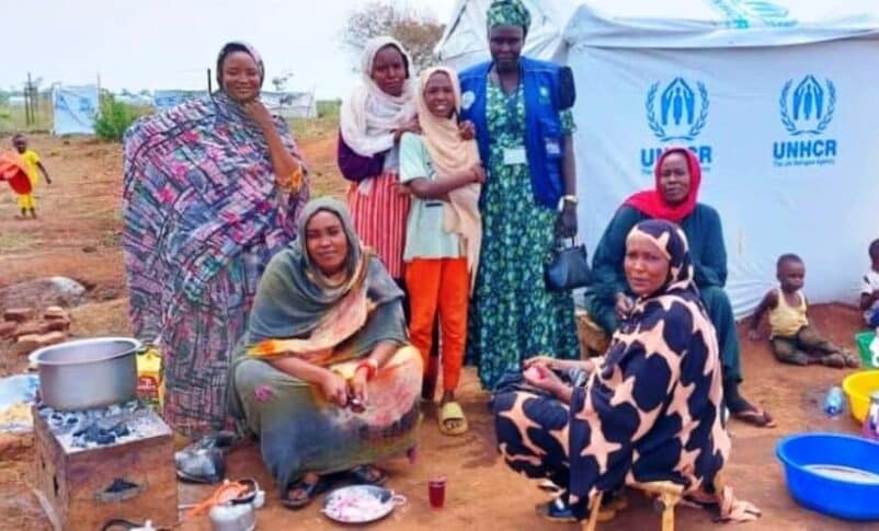 Sudanese refugees in Kiryandongo camp, ST photo