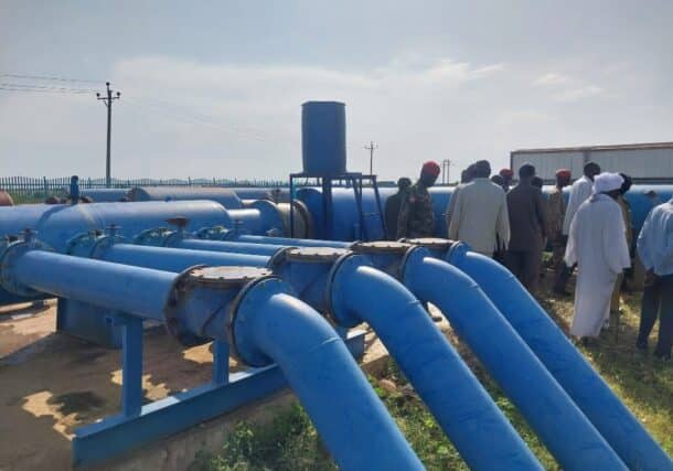 Beno water station, southern El Obeid, North Kordofan, resumed water treatment last September