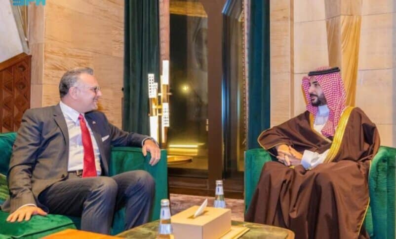 Prince Khalid bin Salman, Saudi defence minister discussed with US senior adviser for Africa regional issues on Dec 15, 2025, SPA photo