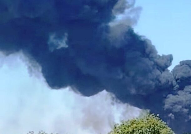 Smoke rises over the Nyala fuel market following an airstrike on Dec 25, 2025. The Rapid Support Forces (RSF) accused the Sudanese army of targeting the site.