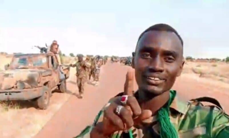 Sudanese troops retake control of a crossroad on the Dilling-Kadugli road, December 31, 2025