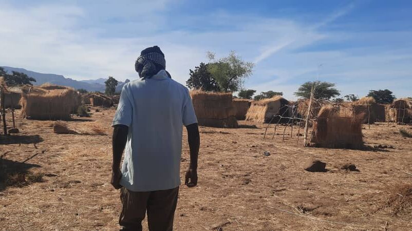A survivor from El Fasher, North Darfur, after fleeing the city following its capture by the Rapid Support Forces on October 26, 2025.
