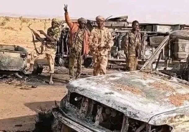 Members of the Joint forces deployed in North Darfur state