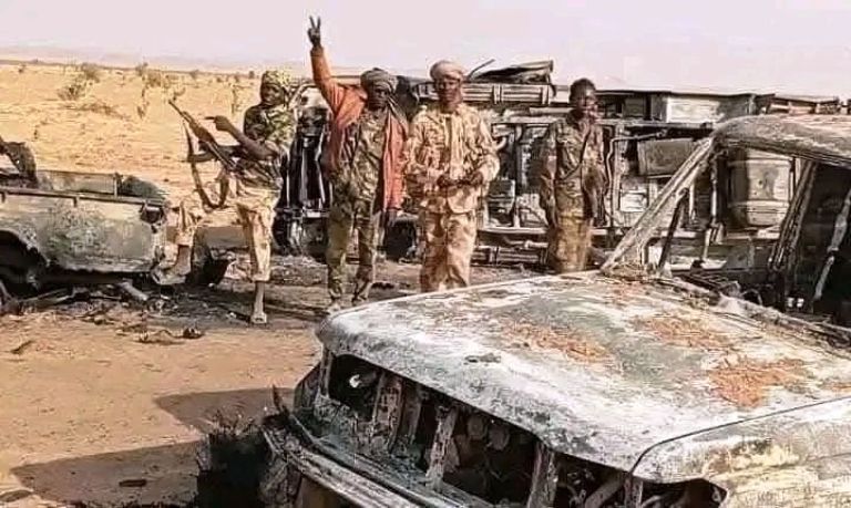 Members of the Joint forces deployed in North Darfur state
