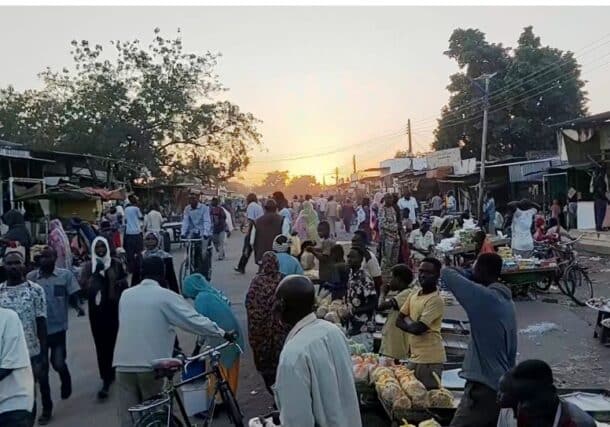 Civilians at Dilling market on Dec 13, 2025