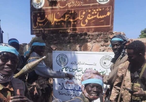 Sudanese army forces at Hibila Hospital on 26 Jan 2026