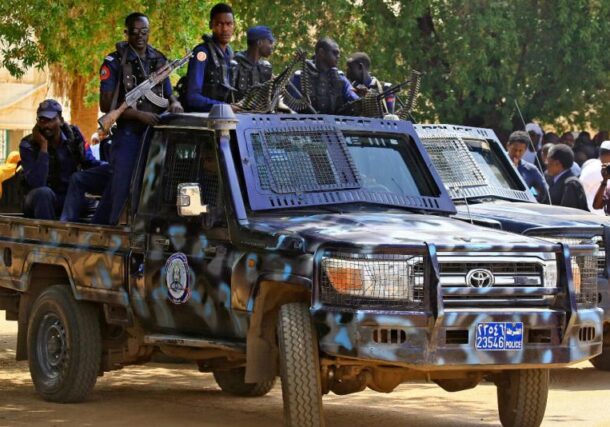 Sudanese police members in Khartoum, file photo