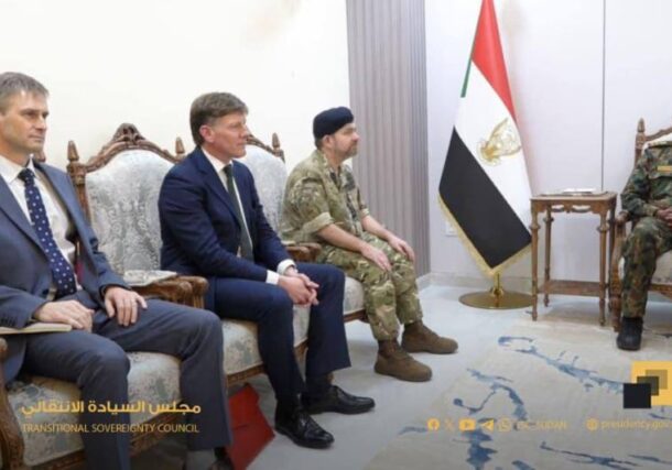 Sudan's Burhan receives a British delegation on January 26, 2026