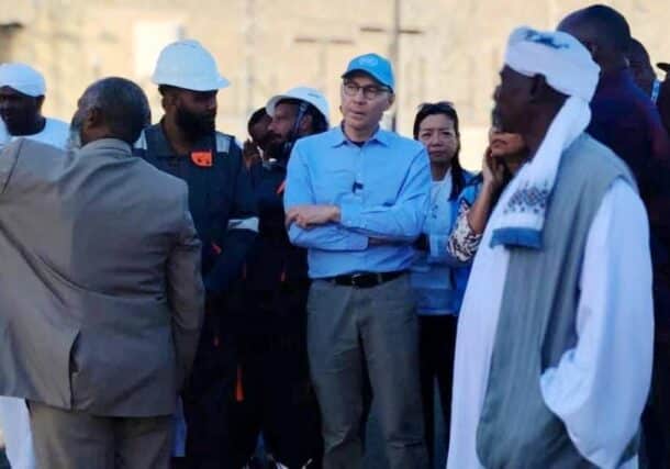 UNHCR Turk inspects the Merowe Dam power plant damaged by the RSF attacks on Jan 17, 2026