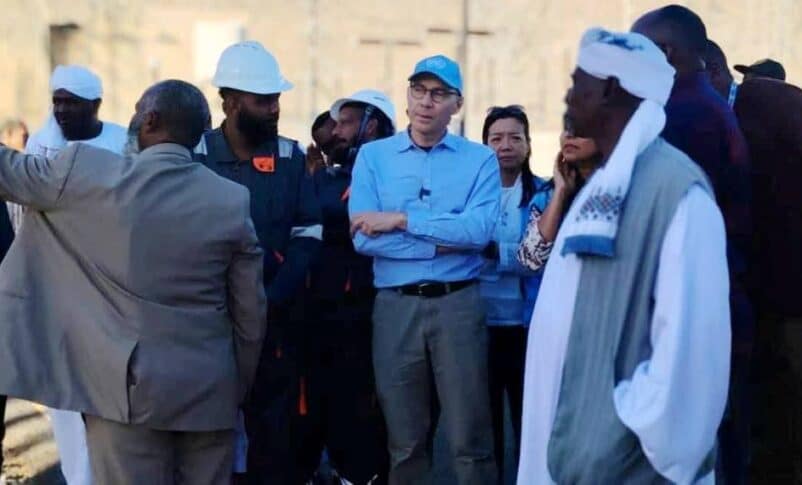 UNHCR Turk inspects the Merowe Dam power plant damaged by the RSF attacks on Jan 17, 2026