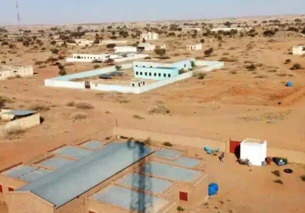 Aerial view of Um Baru locality in North Darfur