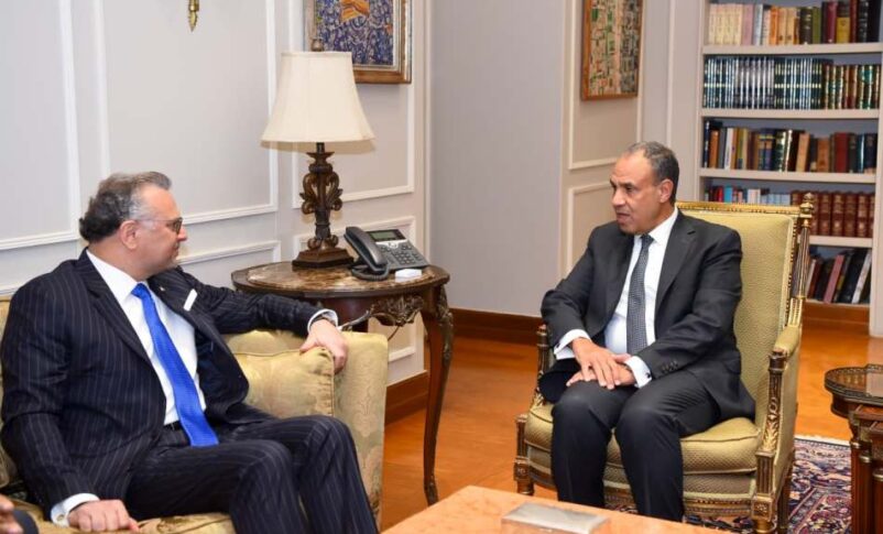 Egypt FM Abdelatty meets US senior adviser for Africa Massad Boulos on Jan 14, 2026