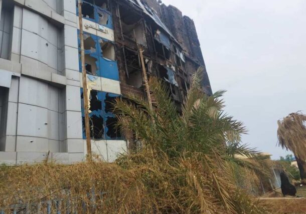Environmental laboratory in Khartoum destroyed and loted during the two-year war in capital, ST photo