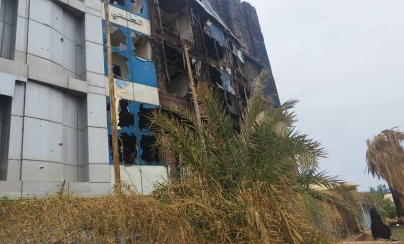 Environmental laboratory in Khartoum destroyed and loted during the two-year war in capital, ST photo