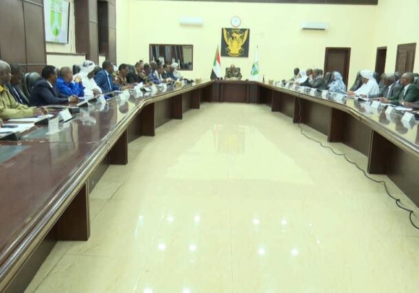 Gen Ibrahim Jaber chairs a meeting of Khartoum return committee on Feb 8, 2026 jpg