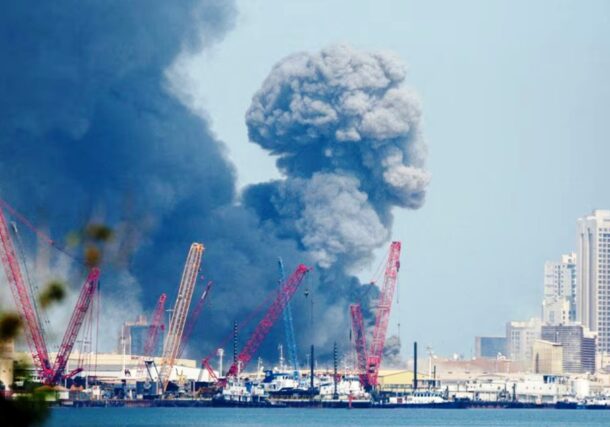 Smoke rises over Manama, Bahrain, following Iranian missile attacks, February 28. 2026, Reuters photo.