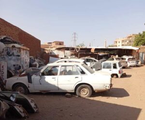 Stolen cars found in a repair shop to be sold for spare parts in Khartoum