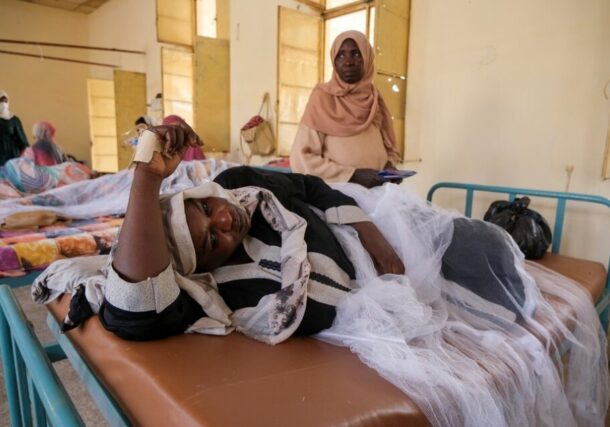 Sudanese women lie in beds as they receive treatment for dengue fever at Omdurman Hospital, September 23, 2025. Reuters photo