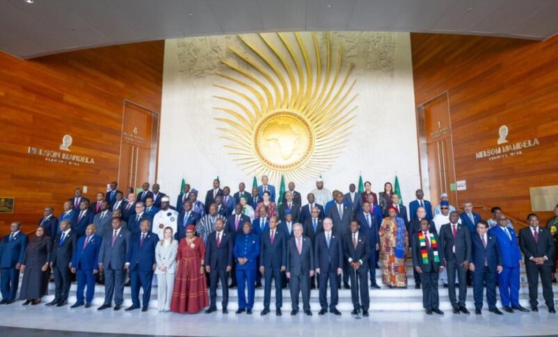 African Union leaders pose for collective picture at the 39thOrdinary Session of the regional body in Addis Ababa,on Feb 14, 2026.