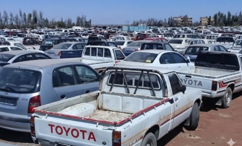 A warehouse of stolen cars in Khartoum
