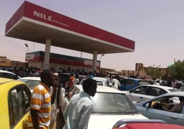 A fuel station in Khartoum, file Photo