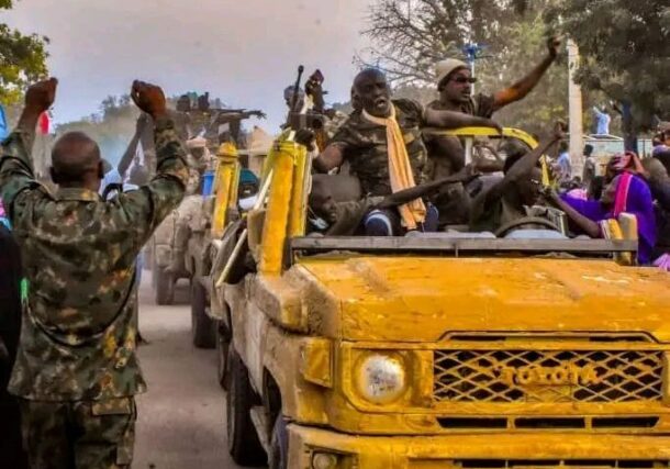 SPLM-N forces in Kurmuk on March 24, 2026