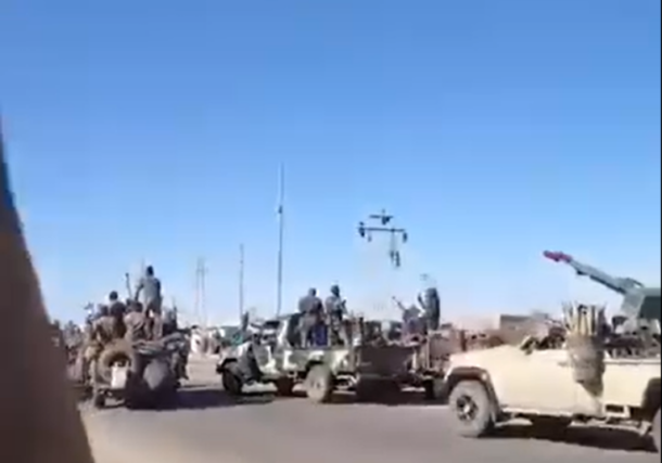 Sudanese army troops heading to Ed Damazin, March 27, 2026