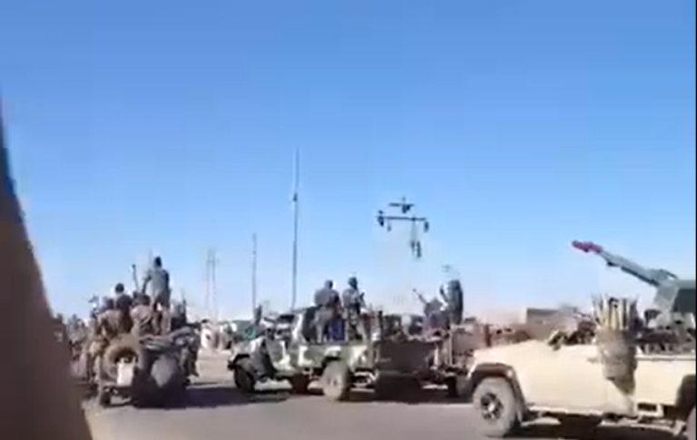 Sudanese army troops heading to Ed Damazin, March 27, 2026