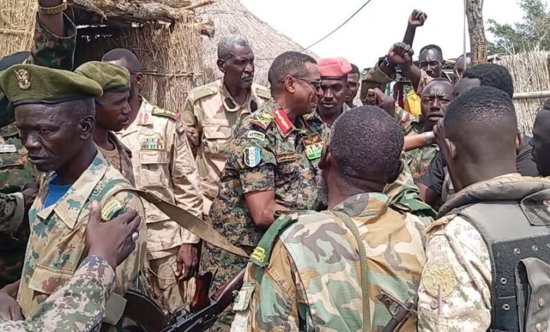 Sudanese forces in the Al-Kaili area celebrate their victory after repulsing anRSF+SPLM-N attack on March 29, 2026