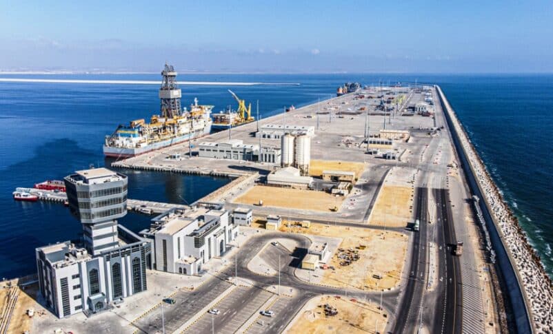 The commercial port of Duqm was targeted by two Iranian drones on March 1, 2026