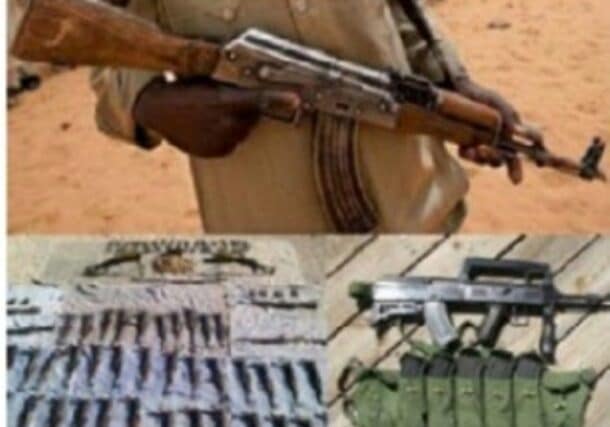 Weapons and drugs are traded openly in the RSF controlled areas, STPT photo