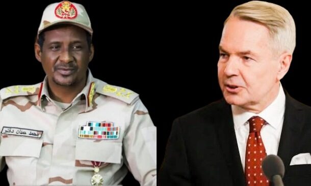 RSF leader Mohamd Hamdan Daglo met UN Envoy for Sudan Pekka Haavisto in Nairobi on April 6, 2026