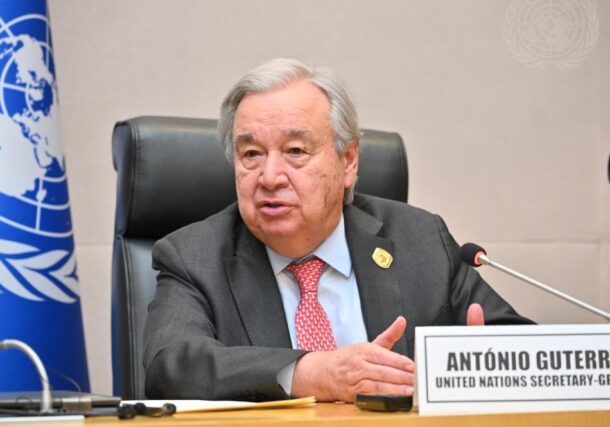 Secretary-General Briefs Press during 39th Ordinary Session of African Union in Addis Ababa on May 13; 2026