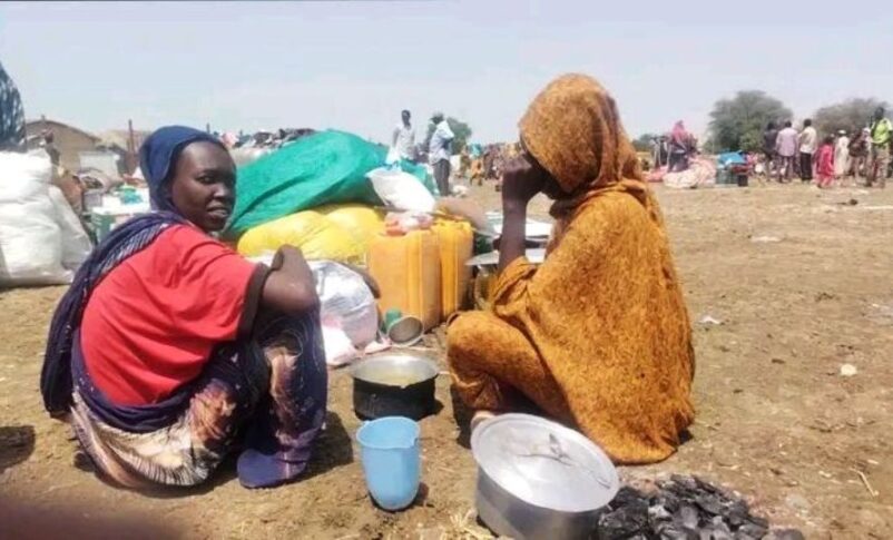 Displaced persons from Kurmuk arrive in Ed Damazin following drone attacks by the RSF and the SPLM-N on Feb 27, 2026
