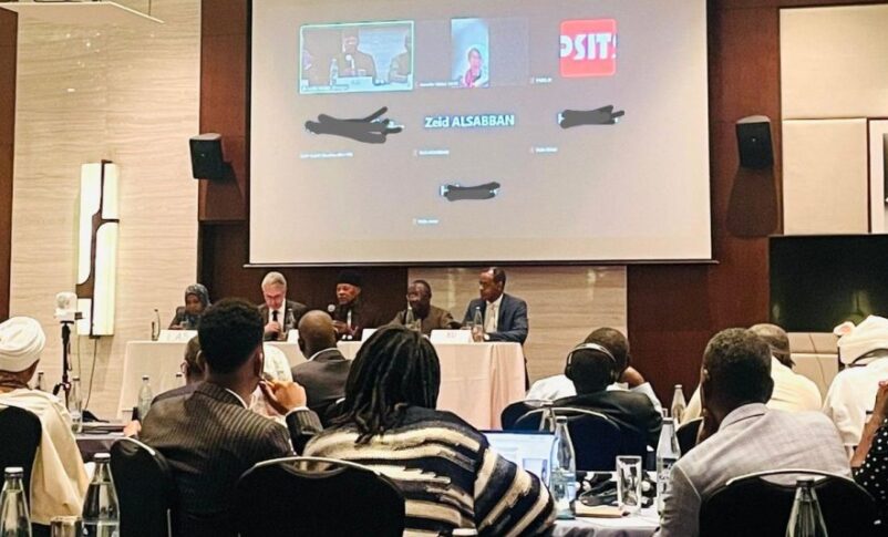 Quintet representatives hold a workshop with the political and civilian Sudanese leaders in Addis Ababa on April 12; 2026, AU photo