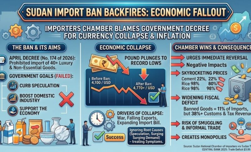 Sudan import ban backfires