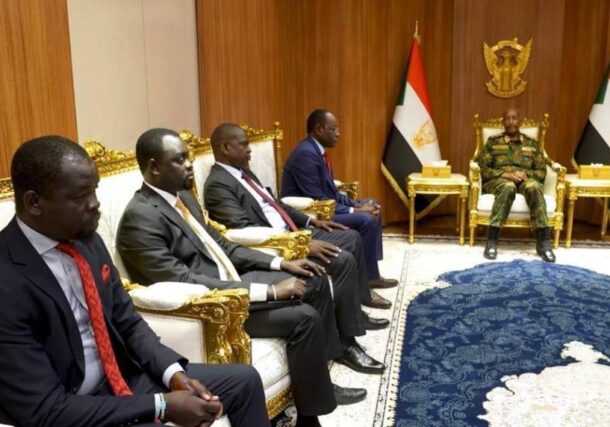 Sudan's Sovereign Council head Abdel Fattah al-Burhan met with South Sudan's intelligence chief Akec Tong Aleu in Khartoum on June 24, 2026