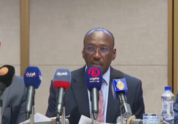 Tasis spokesman Ahmed Tugud speaks to the media in Addis Ababa on June 6, 2026