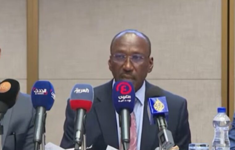 Tasis spokesman Ahmed Tugud speaks to the media in Addis Ababa on June 6, 2026