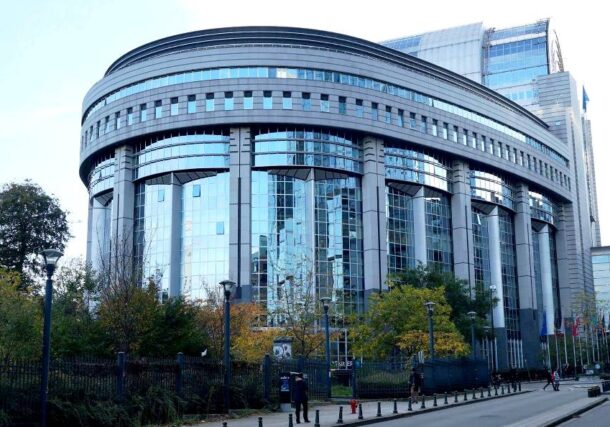 Building of the European Parliament in Brussels
