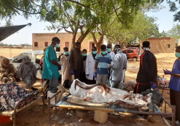 Cholera patients receive treatment by medical wrural dispensary in North Kordofan on July 2, 2026, UNICEF photo